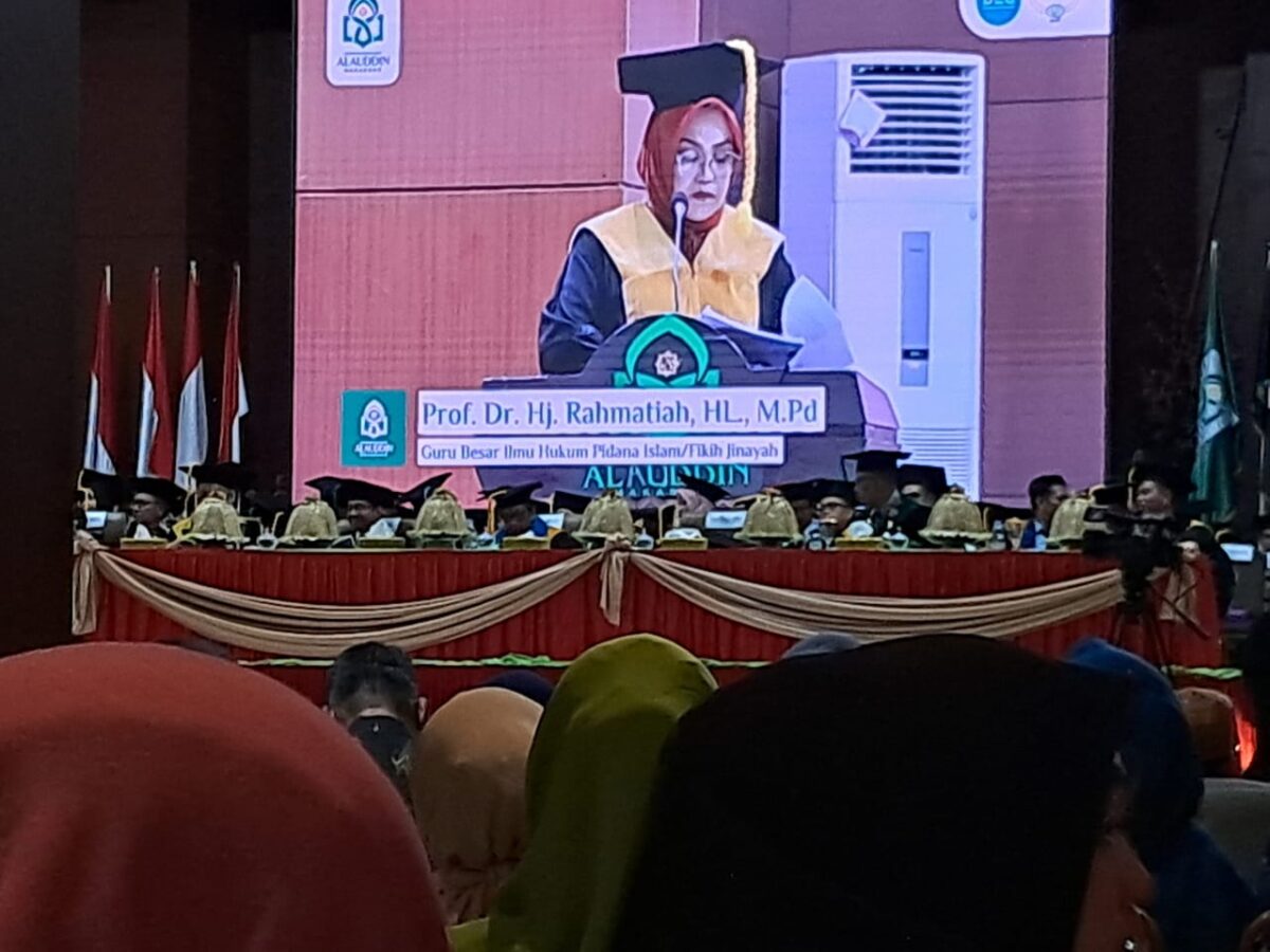 Prof. Rahmatiah HL, Hari ini dikukuhkan Sebagai Guru Besar, Bawa Konsep Hirabah sebagai Etika Penegakan Moral Kampus
