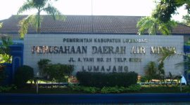 Foto : Kantor Perusahaan Daerah Air Minum (PDAM) Kabupaten Lumajang.