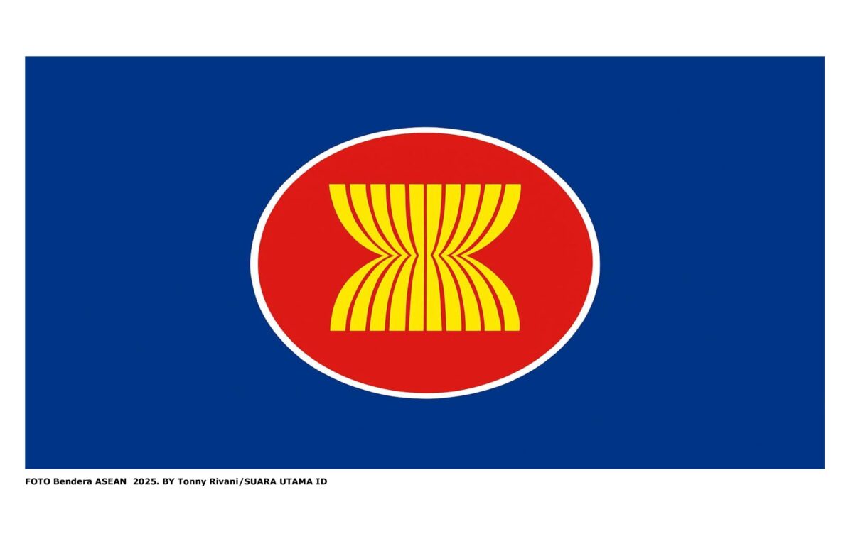 FOTO Bendera ASEAN  2025. BY Tonny Rivani/SUARA UTAMA ID