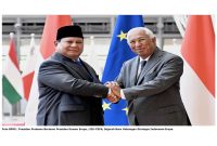 Foto BPMI : Presiden Prabowo Bertemu Presiden Dewan Eropa,: IEU-CEPA, Sejarah Baru Hubungan Strategis Indonesia-Eropa.