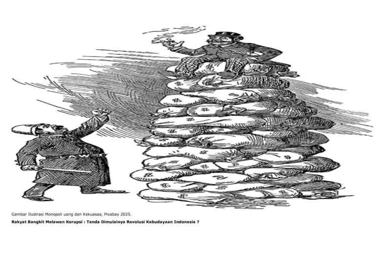 Gambar Ilustrasi Monopoli uang dan Kekuasaa, Pixabay 2025.