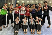FOTO : PSHT Kuantan Singingi Raih 9 Medali di Ajang Riau Championship 1 (Nano Irawan/SUARA UTAMA)