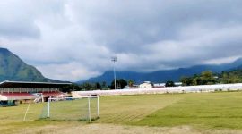 GAMBAR : Tempat Lapangan sebagai wadah permainan Sepak Bola (Venus/SUARA UTAMA)