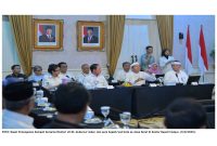 FOTO: Rapat Penanganan Sampah bersama Menteri LH RI, Gubernur Jabar, dan para bupati/wali kota se-Jawa Barat di Kantor Bupati Cianjur, (9/8/2025).

