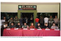 Foto Acara Konferebsi Pers dan Penyerahan rokok ilegal kepada Bea Cukai, 29/08/2025 di Markas Kodim 0605 Subang.

