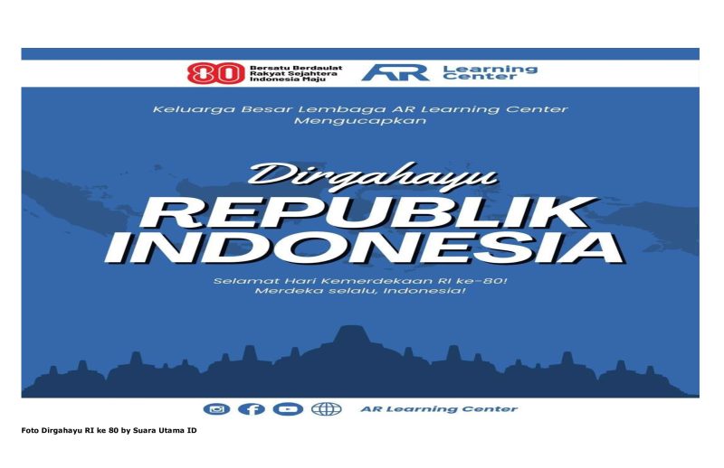 Foto Dirgahayu RI ke 80 by Suara Utama ID