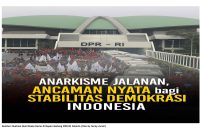 Gambar Ilustrasi Aksi Massa Demo di Depan Gedung DPR RI Jakarta (foto by tonny rivani)