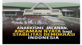 Gambar Ilustrasi Aksi Massa Demo di Depan Gedung DPR RI Jakarta (foto by tonny rivani)