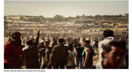 Gambar Ilustrasi Warga Gaza Palestina Protes (Pixabay)