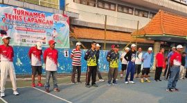 Turnamen Tenis Mojokerto Raya 2025 Resmi Dimulai, Semarakkan HUT RI ke-80 (Foto: Agus Wahyudi/SUARA UTAMA)
