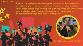 Yulianto Kiswocahyono, SE., SH., BKP, Konsultan Pajak Senior, memberikan pandangan bijak mengenai pentingnya pajak sebagai instrumen pembangunan negara. Beliau mengingatkan bahwa meskipun kritik terhadap kebijakan perpajakan sah, menolak membayar pajak hanya akan merugikan masa depan negara. Sebagai warga negara, kita perlu mengawasi penggunaan pajak untuk kepentingan bersama.