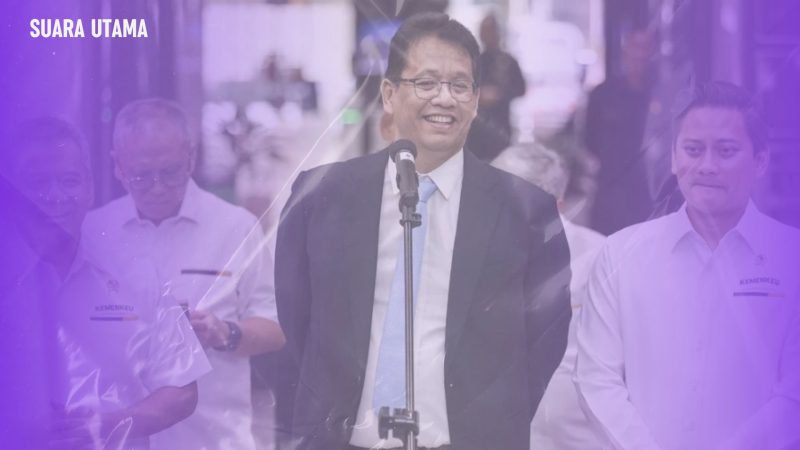 Menteri Keuangan Purbaya Yudhi Sadewa memberikan keterangan usai dilantik menggantikan Sri Mulyani Indrawati di Istana Negara, Jakarta.