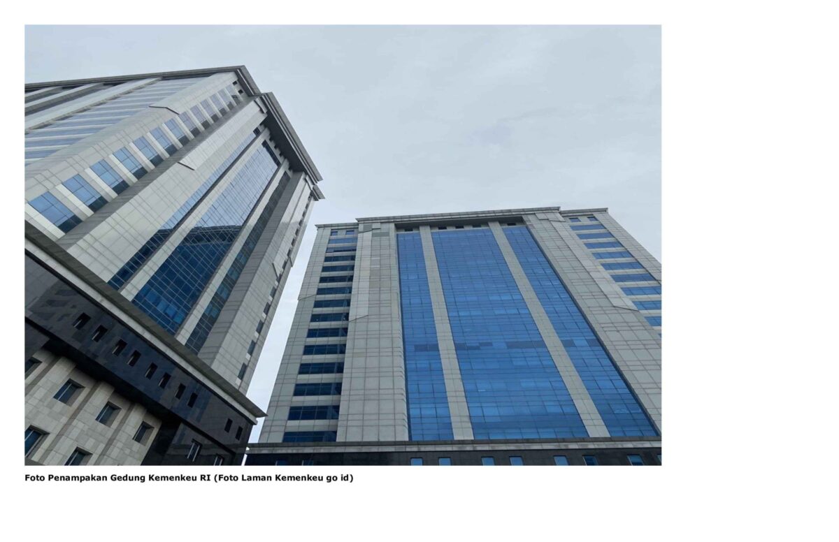 Foto Penampakan Gedung Kemenkeu RI (Foto Laman Kemenkeu go id)