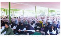 Gambar Gebyar Maulid Nabi Muhammad SAW 1447H digelar di Pondok Pesantren Mumtaz Mizani, Subang pada Senin (8/9/2025).