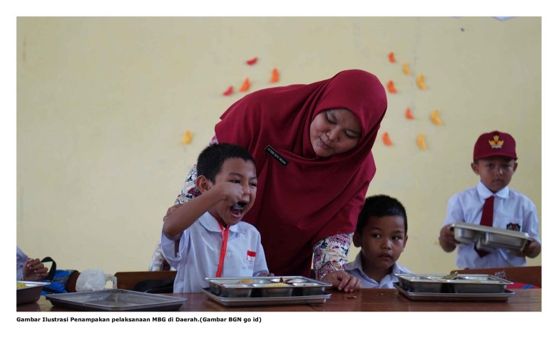 Gambar Ilustrasi Penampakan pelaksanaan MBG di Daerah.(Gambar BGN go id)
