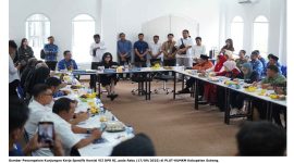 Gambar Penampakan Kunjungan Kerja Spesifik Komisi VII DPR RI, pada Rabu (17/09/2025) di PLUT-KUMKM Kabupaten Subang.