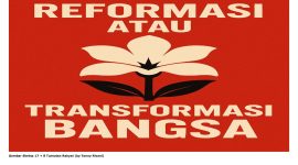 Gambar Sketsa 17 + 8 Tuntutan Rakyat (by Tonny Rivani)