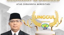 Foto: Ucapan Selamat Dekan Fakultas Syari'ah dan Hukum UIN Alauddin Makassar atas Capaian Akreditasi Unggul PMH
