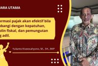 Yulianto Kiswocahyono soroti reformasi pajak Yunani: efektivitas hanya tercapai bila ada kepatuhan dan pemungutan adil.
