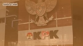 Gedung Merah Putih Komisi Pemberantasan Korupsi (KPK) di Jakarta, lokasi pemeriksaan mantan Kepala Kanwil DJP Jakarta Khusus, Muhamad Haniv, terkait dugaan gratifikasi.