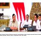 Sketsa Foto Presiden Prabowo Subianto memimpin rapat terbatas (ratas) dengan sejumlah Menteri Kabinet Merah Putih di Istana Merdeka, Jakarta, Kamis, 4 September 2025. Foto: BPMI.

