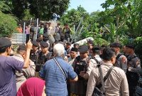 Foto: Eksekusi lahan di Desa Bagek Papan Kecamatan Wanasaba Lombok Timur