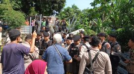 Foto: Eksekusi lahan di Desa Bagek Papan Kecamatan Wanasaba Lombok Timur