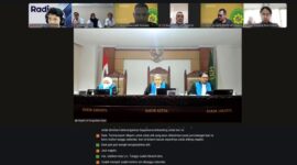 Tangkapan layar suasana sidang daring di Pengadilan Pajak, Senin (27/10/2025). Sidang ini menghadirkan perkara banding antara CV Rose Selular sebagai Pemohon Banding dan Direktorat Jenderal Pajak sebagai Terbanding