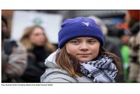 Foto Ilustrasi Greta Thunberg Mastermind Global Sumud Flotilla