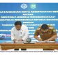 Foto Penampakan penandatanganan nota kesepakatan bersama antara Pemerintah Kabupaten Subang dan Ditjen Hubla Kemenhub RI, Selasa (30/9/2025)