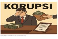 Gambar Ilustrasi Perilaku Korupsi/Tonny rivani -  Wartawan SUARA UTAMA.