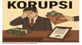 Gambar Ilustrasi Perilaku Korupsi/Tonny rivani -  Wartawan SUARA UTAMA.
