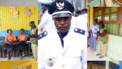 Ilustrasi foto Kepala Desa Kampung Idakotu berikan beasiswa kepada siswa kurang mampu