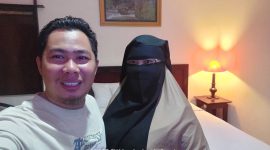 FOTO : Pimpinan Media Nasional Suara Utama Mas Andre Hariyanto bersama Aisyah Putri Widodo bendahara AR Learning Center (Dok.Pribadi/SUARA UTAMA)