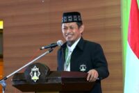 FOTO: Pidato Perdana KH Naspi Arsyad Ketua Umum DPP Hidayatullah 2025-2030 (Yacong B. Halike/SUARA UTAMA)