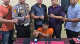 FOTO: Team Reskrim Polsek Ujung Batu Ringkus Pengedar Sabu, Amankan 7, 5 gram Barang Bukti (Linda Perawati/SUARA UTAMA)