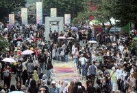 Foto: Animo masyarakat yang tinggi untuk menghadiri Pasar Seni ITB (Diwana Fikri Aghniya/SUARA UTAMA)