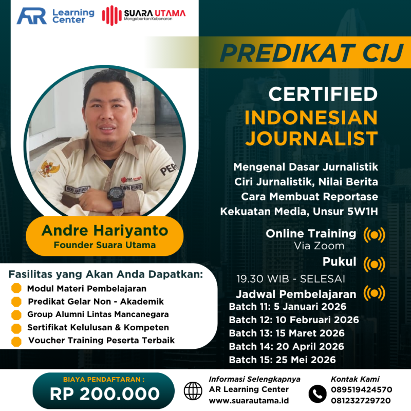 Certified Indonesian Journalist