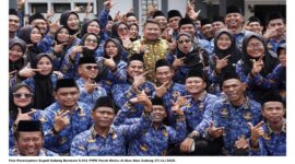 Foto Penampakan Bupati Subang Bersama 5.931 PPPK Paruh Waktu di Alun Alun Subang 27/11/2025.