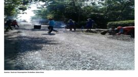 Gambar Ilustrasi Penampakan Perbaikan Jalan Desa
