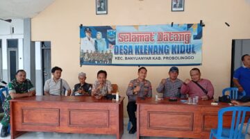 Kapolsek Banyuanyar Lakukan Kunjungan Ke Seluruh Desa Salah Satunya Desa Klenang Kidul