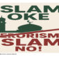 Ilustrasi Sketsa gambar Islam Yes dan Terorisme Islam No!