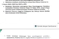 Foto: Surat Edaran Gubernur tentang moratorium pemungutan Biaya Penyelenggaraan Pendidikan (BPP)