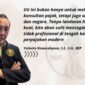 Yulianto Kiswocahyono, S.E., S.H., BKP. Konsultan Pajak Senior sekaligus Ketua Komite Tetap Bidang Fiskal dan Moneter KADIN Jawa Timur menegaskan pentingnya pembentukan Undang-Undang Konsultan Pajak sebagai landasan hukum yang kuat untuk menjaga profesionalisme dan melindungi wajib pajak di tengah kompleksitas sistem perpajakan modern.