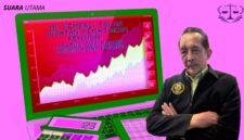 Ilustrasi berita mengenai keputusan Mahkamah Konstitusi (MK) yang menolak gugatan pemajakan pensiun, dengan grafik yang menggambarkan fluktuasi angka sebagai simbol dari stabilitas dan ketegasan hukum terkait pajak pensiun.