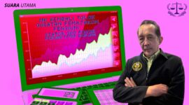 Ilustrasi berita mengenai keputusan Mahkamah Konstitusi (MK) yang menolak gugatan pemajakan pensiun, dengan grafik yang menggambarkan fluktuasi angka sebagai simbol dari stabilitas dan ketegasan hukum terkait pajak pensiun.