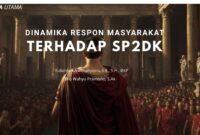 Ilustrasi ini menggambarkan ketegangan dan perhatian masyarakat terhadap SP2DK, mencerminkan dinamika respons antara transparansi perpajakan dan kekhawatiran wajib pajak.