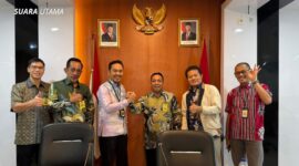 Para peserta audiensi kebijakan perpajakan perdagangan emas berfoto bersama usai pertemuan di Direktorat Peraturan Perpajakan I, Kantor Pusat DJP, Jakarta, Jumat (28/11/2025). Pertemuan membahas masukan terkait PMK 48/2023.