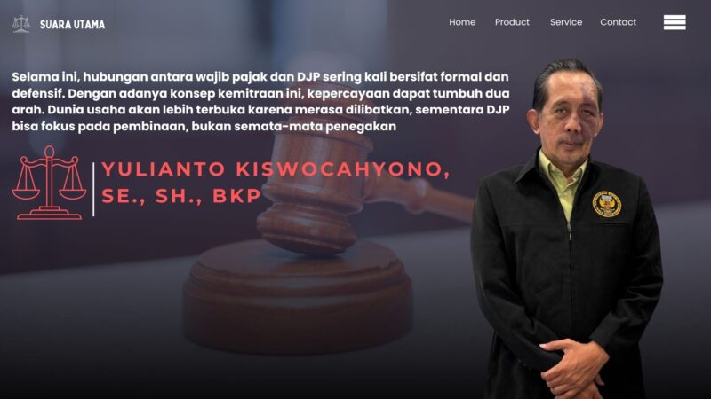 Yulianto Kiswocahyono, SE., SH., BKP Konsultan pajak senior sekaligus Ketua Komite Tetap Bidang Fiskal dan Moneter Kadin Jawa Timur. Yulianto menilai pendekatan cooperative compliance yang disiapkan DJP akan memperkuat kepercayaan antara wajib pajak dan otoritas pajak, serta mendorong transparansi dan pembinaan berkelanjutan di bidang perpajakan.