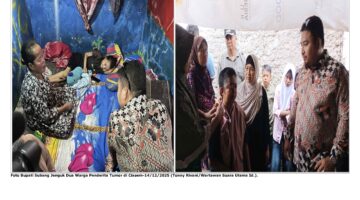 Foto Bupati Subang Jenguk Dua Warga Penderita Tumor di Ciasem-14/12/2025 (Tonny Rivani/Wartawan Suara Utama Id.).